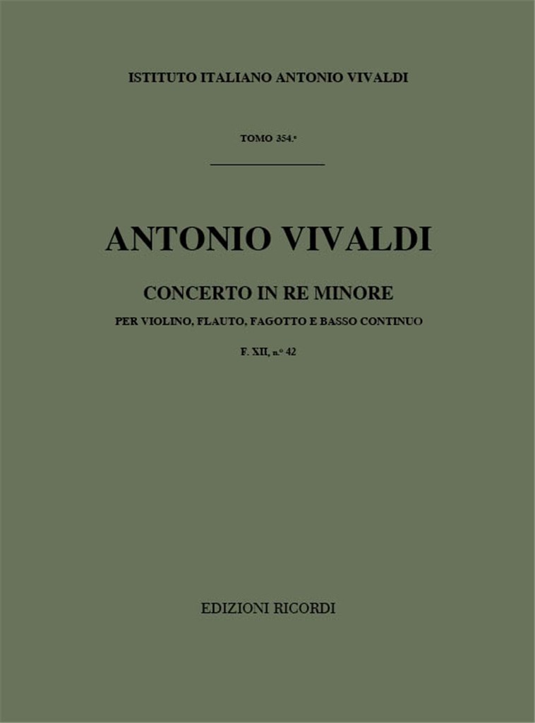 Concerto in Re minore (d minor)